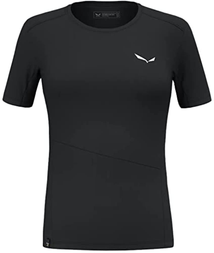 Salewa Damen Puez Sporty Dry W T-shirt, Black Out, S EU