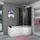 AcquaVapore Kombination Badewanne Dusche K50-R30 Duschtempel 100x170 cm