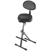 K&M 14050 Stehhilfe mit Rückenlehne Kunstleder Schwarz