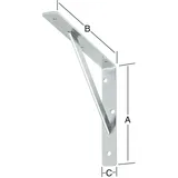 august vormann gmbh & co.kg Stegkonsole 159400Z 400 x 250 mm