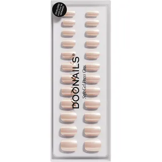 DOONAILS Soft Gel Press Ons Prosecco Short Square