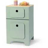 Musterkind Kinderküche MIX \u0026 Match, Natur, Salbeigrün, Holz, Holzwerkstoff, 31.5x60x35 cm, EN 71, CE, FSC 100%, Spielzeug, Kinderspielzeug, Kinderküchen