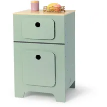 Musterkind Kinderküche MIX \u0026 Match, Natur, Salbeigrün, Holz, Holzwerkstoff, 31.5x60x35 cm, EN 71, CE, FSC 100%, Spielzeug, Kinderspielzeug, Kinderküchen