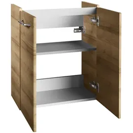 Fackelmann Waschbeckenunterschrank Milano 52 x 61 x 27,5 cm Braun