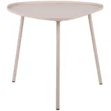Leitmotiv Beistelltisch, Grau, Metall, Oval, 44x43x44 cm, CE, Wohnzimmer, Wohnzimmertische, Beistelltische