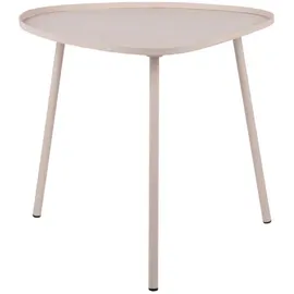 Leitmotiv Beistelltisch, Grau, Metall, Oval, 44x43x44 cm, CE, Wohnzimmer, Wohnzimmertische, Beistelltische