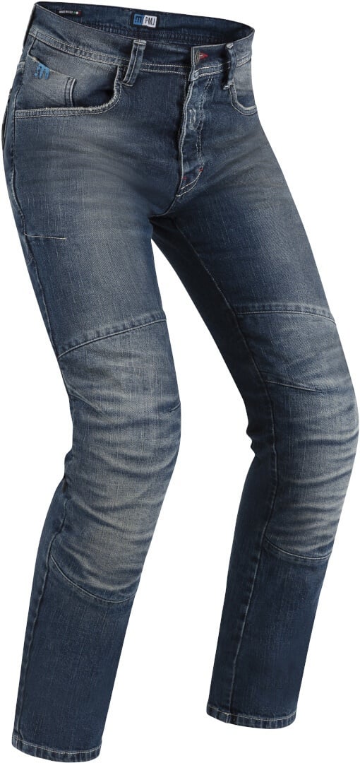 PMJ Vegas Motorfiets Jeans, blauw, 40 Voorman