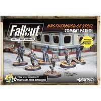 Modiphius Entertainment | Fallout Wasteland Warfare | Brotherhood of Steel: Combat Patrol | Miniatures | Unpainted