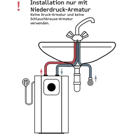 Stiebel Eltron Kleinspeicher SNU 10 Plus, 10 Liter Niederdruck, mit Stecker