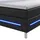 Juskys Boxspringbett Norfolk Schwarz 200 x 200 cm