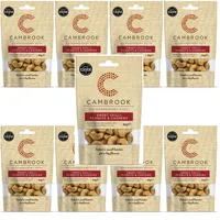 Cambrook – Gebackene süße Chili-Erdnüsse und Cashewnüsse, 80-g-Beutel, 9er-Pack