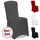 DETEX Stuhlhussen Grau 6er Set