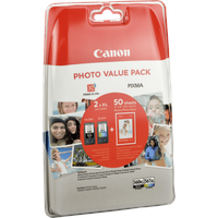 2 Canon Tinten 3712C004  PG-560XL + CL-561XL  4-farbig + Papier