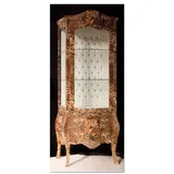 Casa Padrino Barock Vitrine Leopard - Möbel Leo Optik