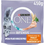 Purina One Kroketten für Katzen, Merkmal des Tieres wählbar, 450g – 10 Packungen (4,5 kg)