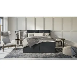 s-style möbel Uma 160 x 200 cm H3 Grau