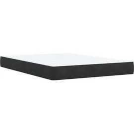 vidaXL Boxspringbett 140 x 200 cm Schwarz