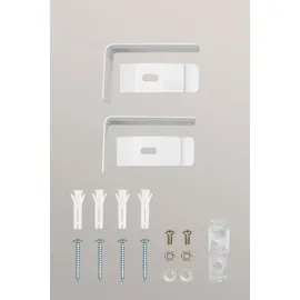 Lysel - Qualitätsdoppelrollo basaltgrau, (B x H) 80cm x 175cm in grau/basaltgrau