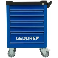 Gedore Werkzeugwagen Stahl 625x510x903mm blau 6 Schubladen
