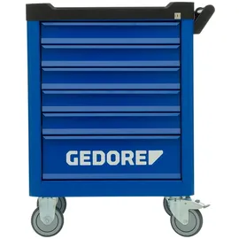 Gedore Werkzeugwagen Stahl 625x510x903mm blau 6 Schubladen