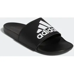 Badesandale ADIDAS SPORTSWEAR "COMFORT ADILETTE", Gr. 42, schwarz-weiß (core schwarz, cloud weiß, core schwarz), Synthetik, sportlich, Schuhe