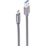 ShiverPeaks USB-A auf USB-C 2 m Grau