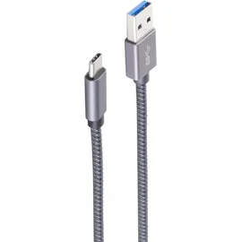 ShiverPeaks USB-A auf USB-C 2 m Grau