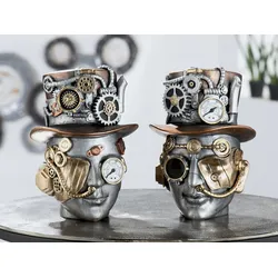 Casablanca by Gilde Fantasy-Figur »Skulptur Steampunk Male« Casablanca by Gilde silberfarben