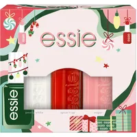 essie Xmas Trio Kit: sugar daddy, pearly white, spice it up, Nagellack-Set