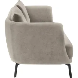 Schöner Wohnen 3-Sitzer "Pearl - 5 Jahre Hersteller-Garantie, auch in Bouclé", beige (sand), B:210cm H:71cm T:91cm, 100% Polyester, SCHÖNER WOHNEN-KOLLEKTION, Sofas, Maße (B/H/T): 210/71/91 cm, Füße Metall