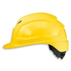 Schutzhelm pheos IES mit Lüftung, gelb - gelb