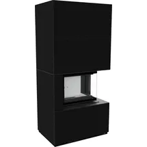 Kratki Kaminbausatz Floki Box Stahl Schwarz