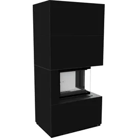 Kratki Kaminbausatz Floki Box Stahl Schwarz