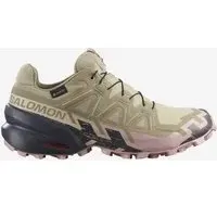 Salomon Speedcross 6 GORE-TEX Damen Trailrunningschuhe beige/rosa/blau - 42(2/3)