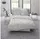 Estella Amalie Platin Ornamente Natur grau 135 x 200 cm + 80 x 80 cm
