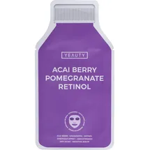 Yeauty Tuchmaske Smoothie Acai Berry/Pomegranate/Retinol 1er Pack
