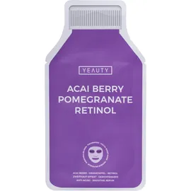 Yeauty Tuchmaske Smoothie Acai Berry/Pomegranate/Retinol 1er Pack