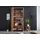 Massivmoebel24 Regal Akazie 105 x 45 x 204 cm beige / natur lackiert