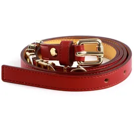 Valentino Damengürtel Polyester/Polyurethan rot 95