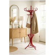 moebel-direkt-online Garderobenständer Stephano Rot