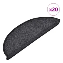 vidaXL Stufenmatten 20 Stk. Anthrazit 56x17x3 cm