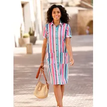 Classic Basics Etuikleid Gestreift Blau 44