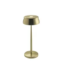 Zafferano Sister Light eloxierte Gold-LED-Tischlampe