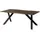 MASSIVMOEBEL24.DE Baumtisch 200 x 75 x 100 cm grau