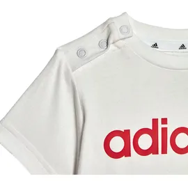 Adidas Lin Co Trainingsanzug Top:White / Better Scarlet Bottom:Black 68