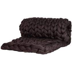 adorist. Wolldecke Cosima Chunky Knit, anthrazit Wohndecke   