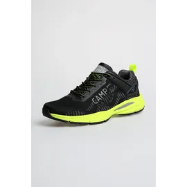 Camp David Herren, Gr. 43 neon lime, Synthetik, Textil, mehrfarbig, Schuhe Sneaker, mit Wechselfußbett
