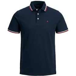Jack & Jones Herren Poloshirt JJEPAULOS Slim Fit Slim Fit Blau Slim Fit 12136668 XL