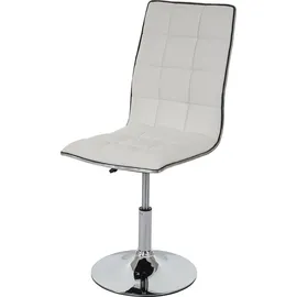 Mendler Esszimmerstuhl HWC-C41 Kunstleder weiß 6er Set