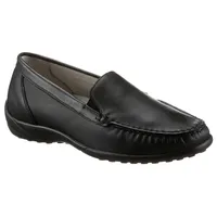 Mokassin WALDLÄUFER "KLÄRE" Gr. 9 (43), schwarz Damen Schuhe Loafer Slipper Slip ons